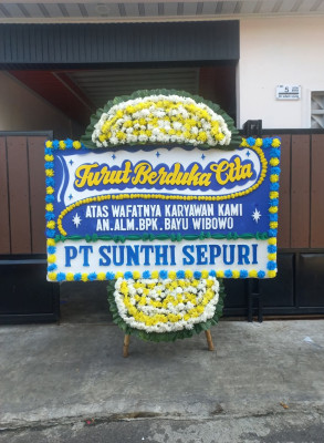 Papan Bunga Duka di Sail